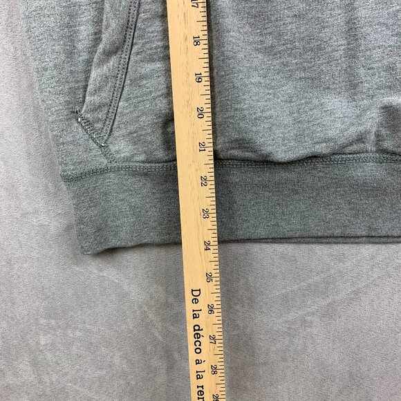 Gap Mens Sweater Small Gray Hoodie Long Sleeve Canada Soft Arch Logo Pullover - Picture 5 of 7